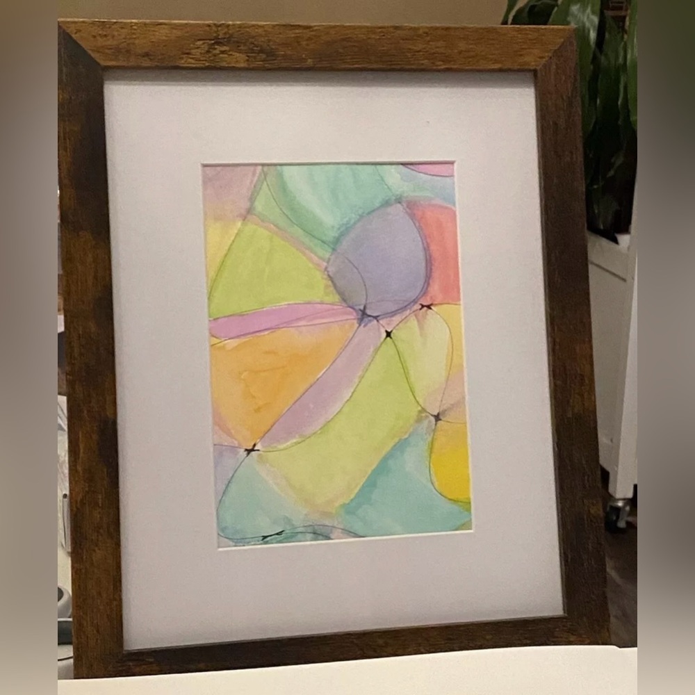 Abstract watercolor art